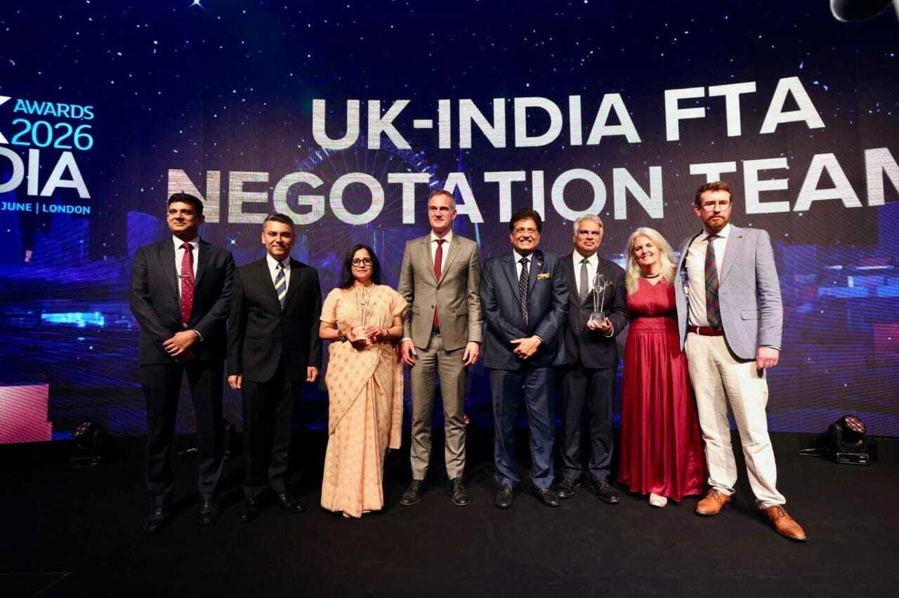 UK-India CEO Forum networking moment