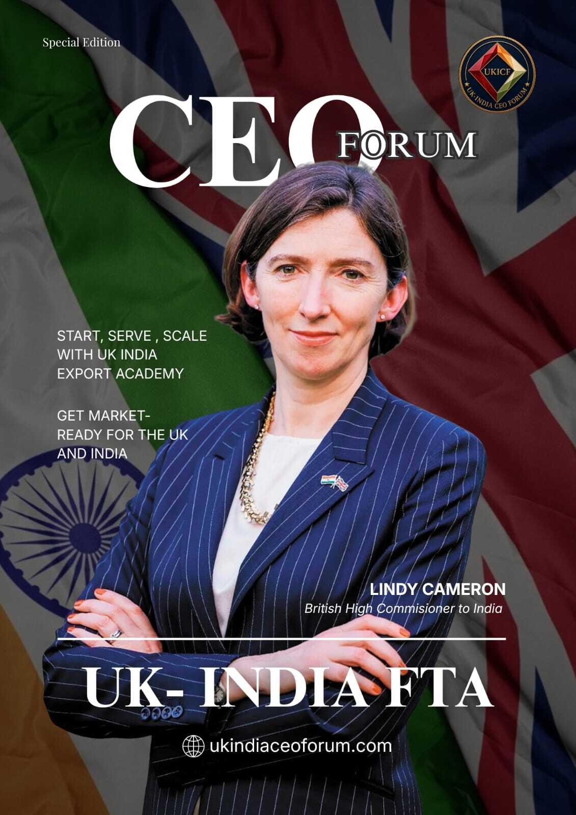 UK-India CEO Forum event poster — variant 2